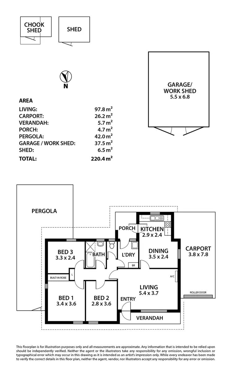 Floorplan of Homely house listing, 6 Wunderley Drive, Mount Barker SA 5251