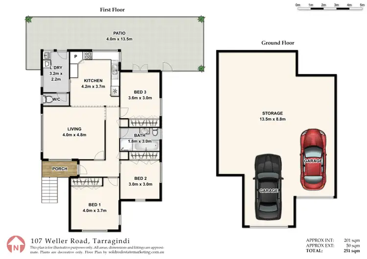 Floorplan of Homely house listing, 107 Weller Road, Tarragindi QLD 4121