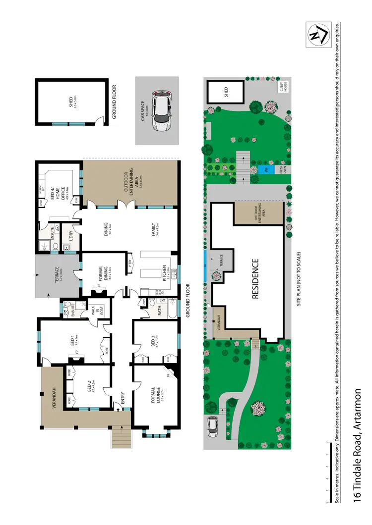 Floorplan of Homely house listing, 16 Tindale Road, Artarmon NSW 2064