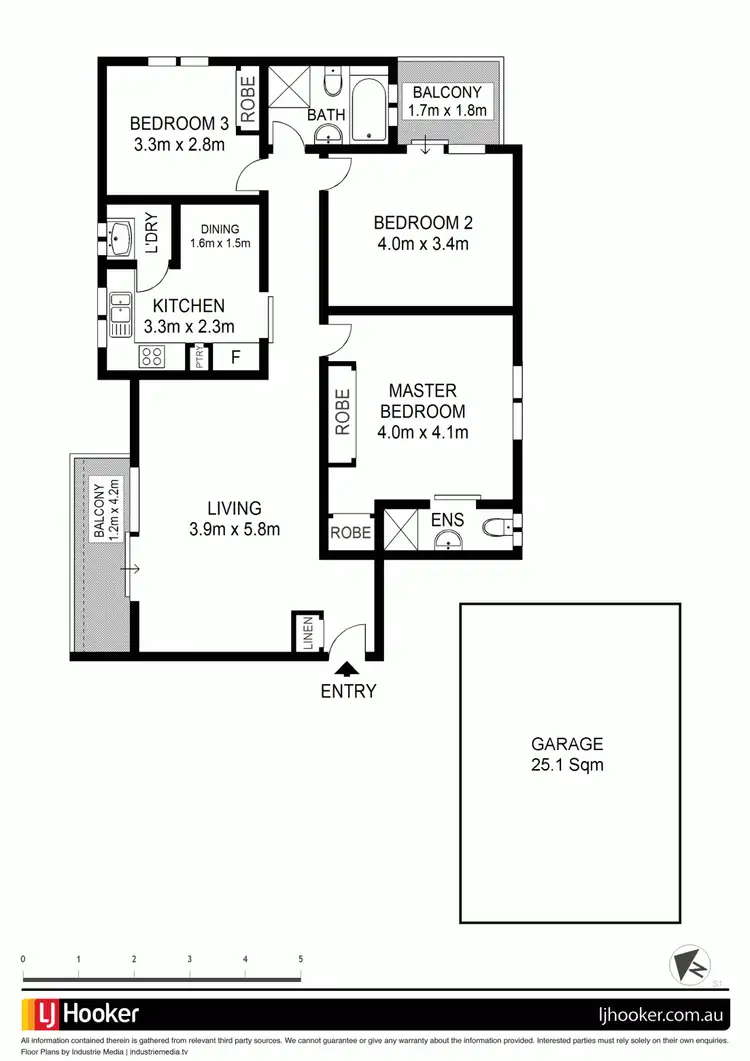 Floorplan of Homely unit listing, 7/8 Kerr Parade, Auburn NSW 2144