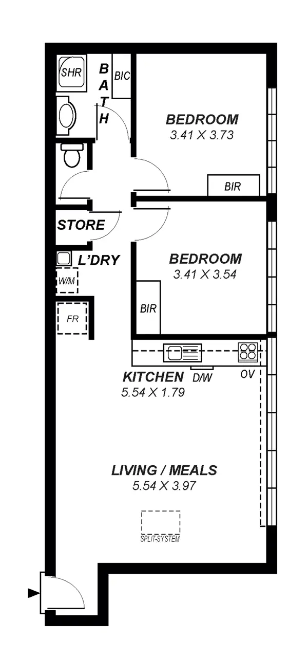 Floorplan of Homely apartment listing, 111/9 Paxtons Walk, Adelaide SA 5000