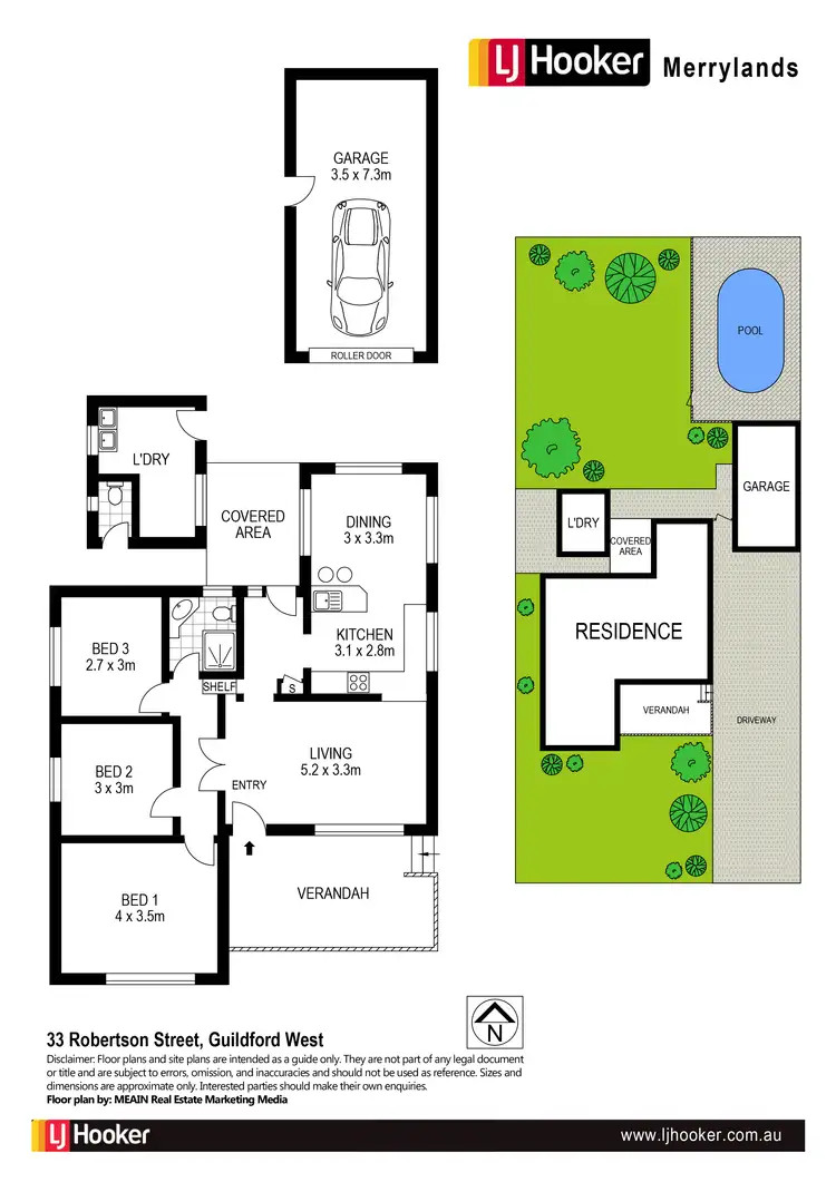 Floorplan of Homely house listing, 33 Robertson St, Guildford West NSW 2161