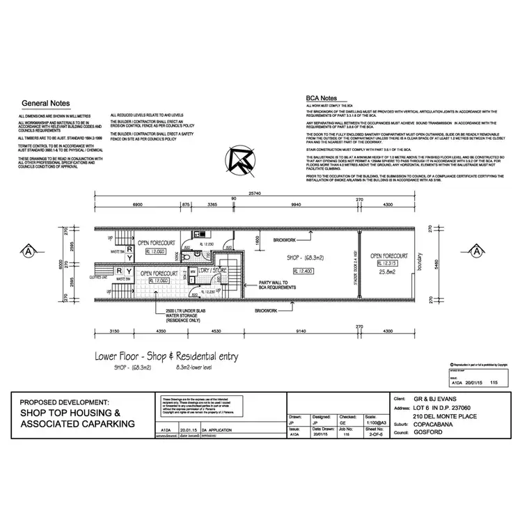 Floorplan of Homely land listing, 210 Del Monte Place, Copacabana NSW 2251
