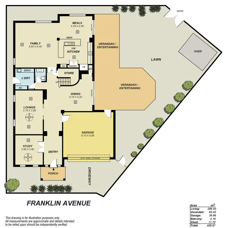 Floorplan of Homely house listing, 22 Franklin Avenue, Mawson Lakes SA 5095