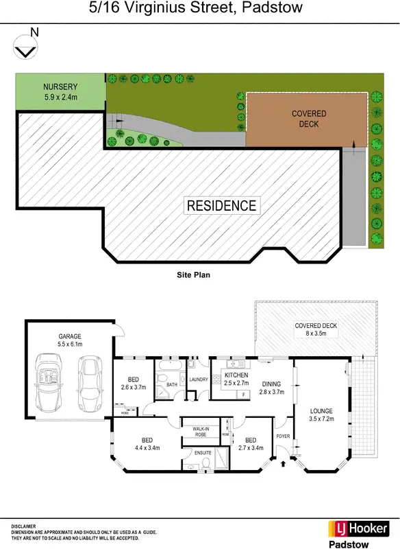 Floorplan of Homely villa listing, 5/16 Virginius Street, Padstow NSW 2211