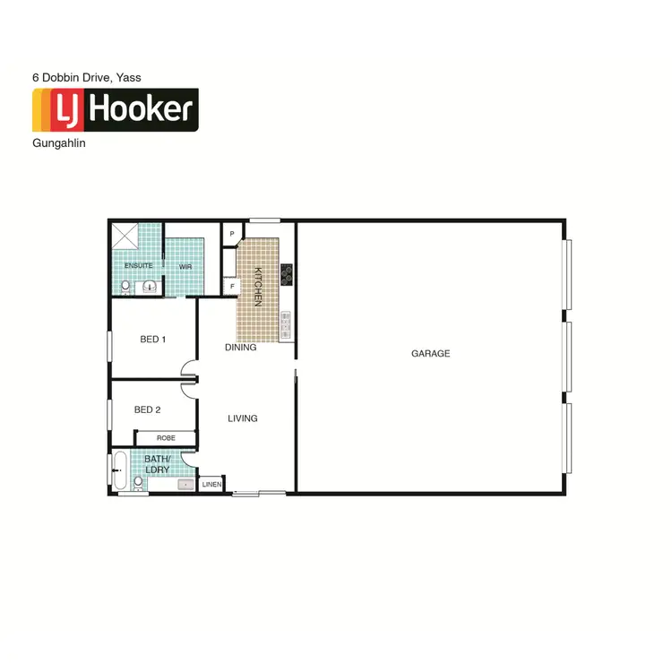 Floorplan of Homely house listing, 6 Dobbin Drive, Yass NSW 2582