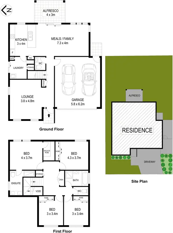 Floorplan of Homely house listing, 38 Tweed Street, The Ponds NSW 2769