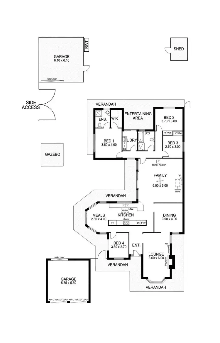 Floorplan of Homely house listing, 4 Shire Court, Woodcroft SA 5162