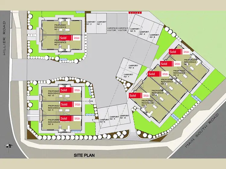 Floorplan of Homely townhouse listing, 6/12 Hillier Road, Morphett Vale SA 5162