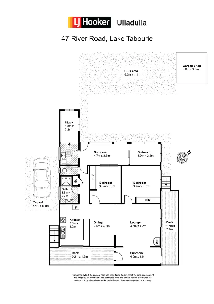 Floorplan of Homely house listing, 47 River Road, Lake Tabourie NSW 2539