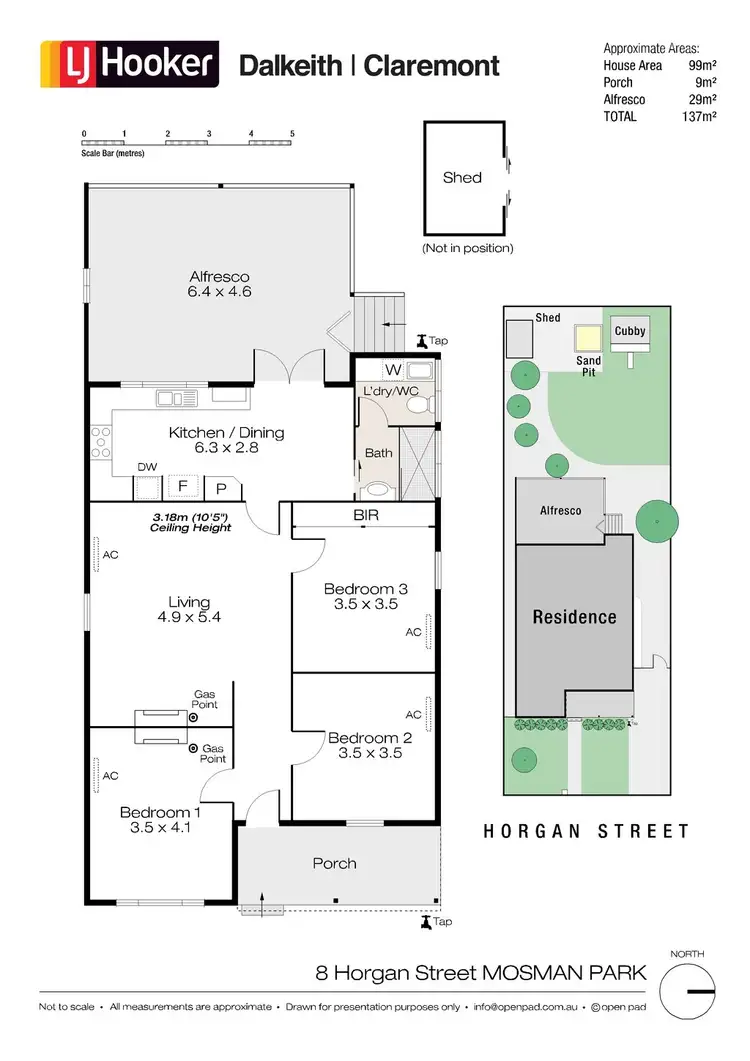 Floorplan of Homely house listing, 8 Horgan Street, Mosman Park WA 6012
