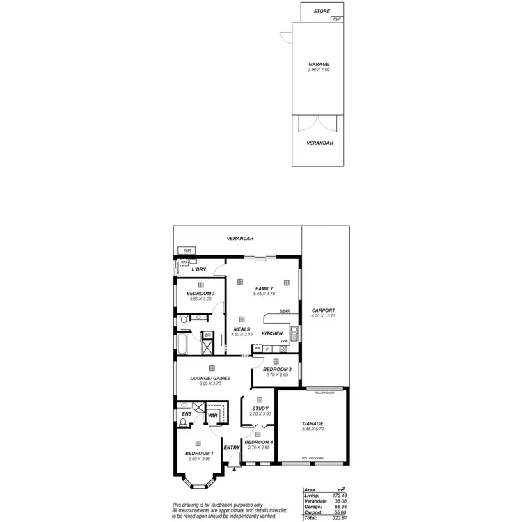 Floorplan of Homely house listing, 41 Hartley Grove, Windsor Gardens SA 5087