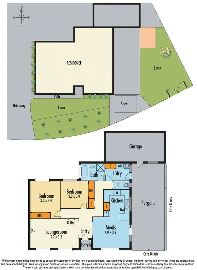 Floorplan of Homely unit listing, 1/32 John Hunter Drive, Endeavour Hills VIC 3802