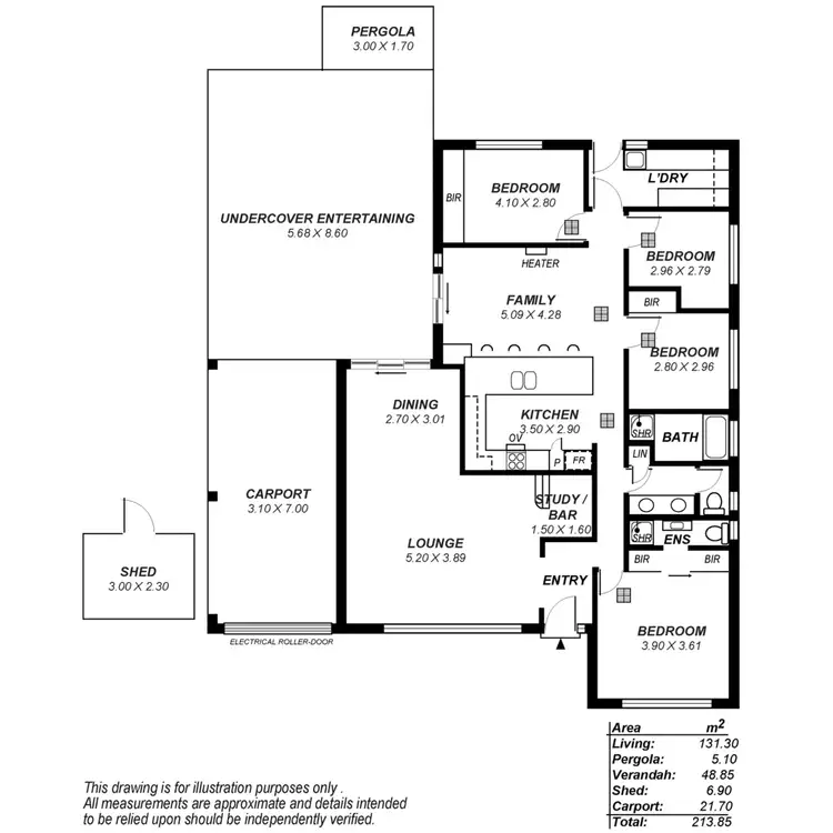 Floorplan of Homely house listing, 24 Walters Crescent, Aberfoyle Park SA 5159