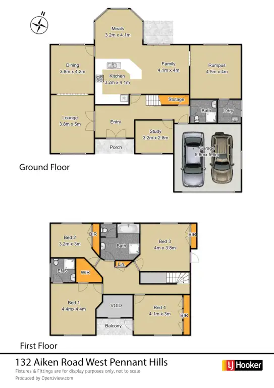 Floorplan of Homely house listing, 132 Aiken Road, West Pennant Hills NSW 2125