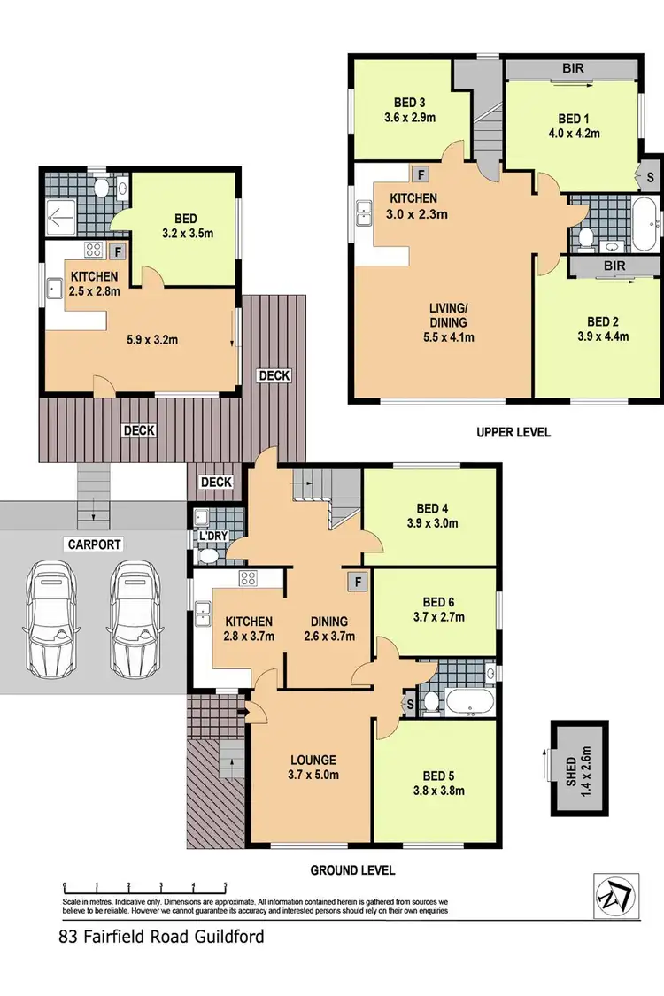 Floorplan of Homely house listing, 83 Fairfield Road, Guildford NSW 2161