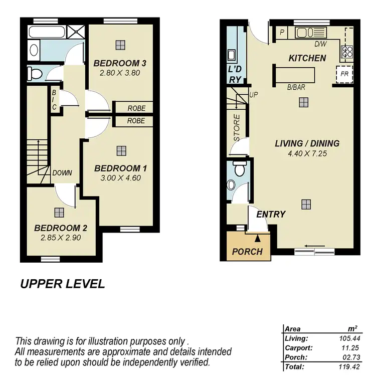 Floorplan of Homely house listing, 4/21 Harcourt Terrace, Salisbury North SA 5108