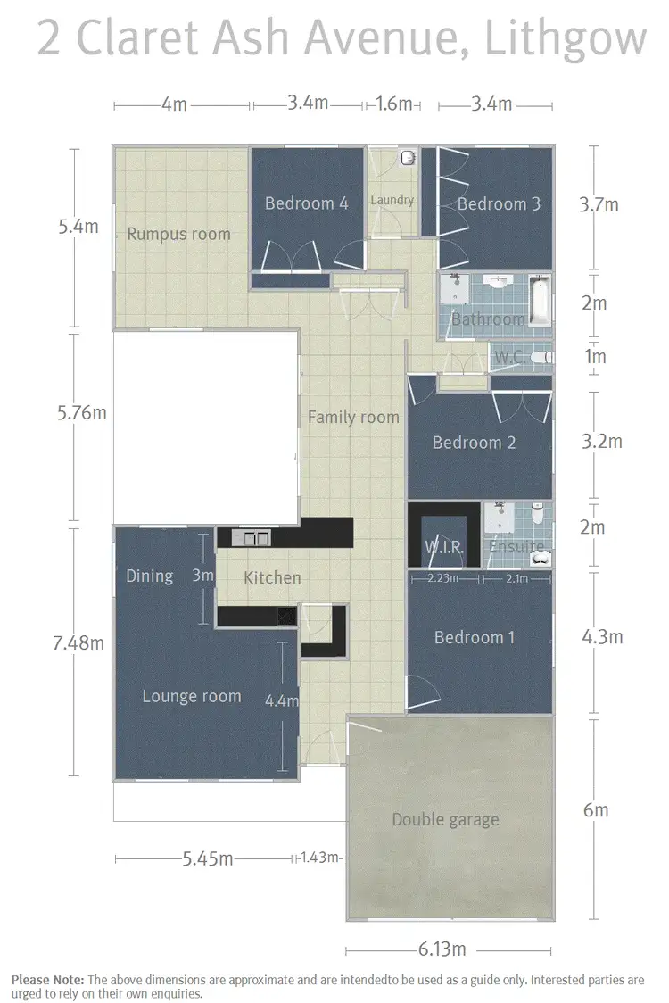Floorplan of Homely house listing, 2 Claret Ash Avenue, Lithgow NSW 2790