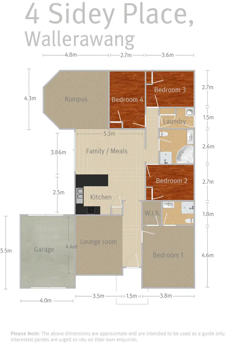 Floorplan of Homely house listing, 4 Sidey Place, Wallerawang NSW 2845