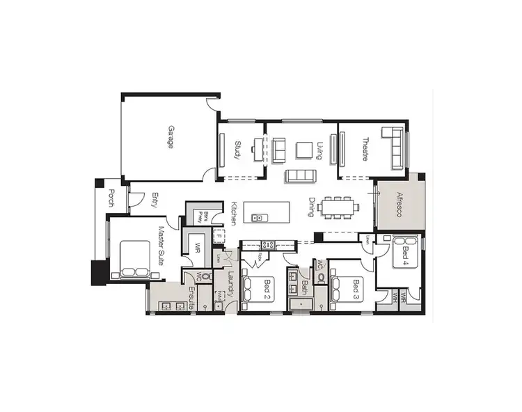 Floorplan of Homely house listing, Lot 123 Cogrington Avenue, Harrington Park NSW 2567