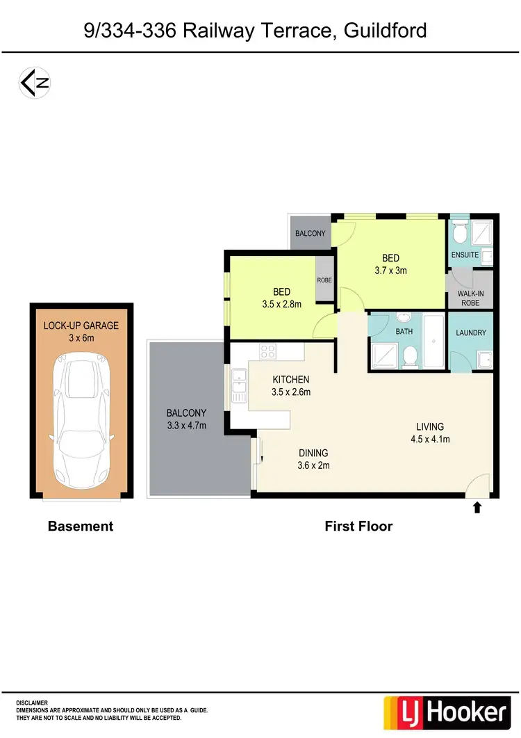 Floorplan of Homely unit listing, 9/334-336 Railway Terrace, Guildford NSW 2161