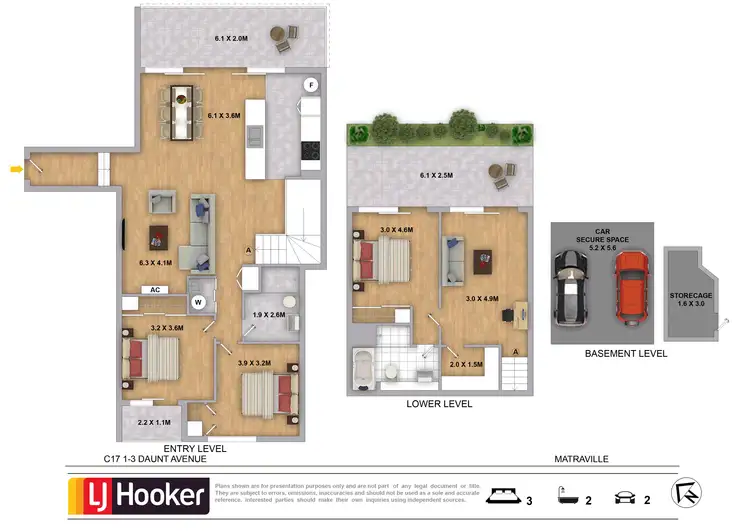 Floorplan of Homely unit listing, C17/1-7 Daunt Avenue, Matraville NSW 2036