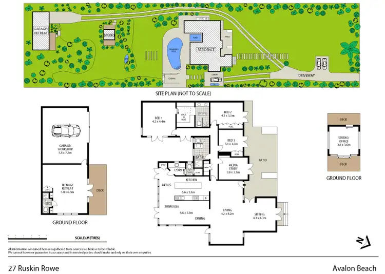 Floorplan of Homely house listing, 27 Ruskin Rowe, Avalon Beach NSW 2107