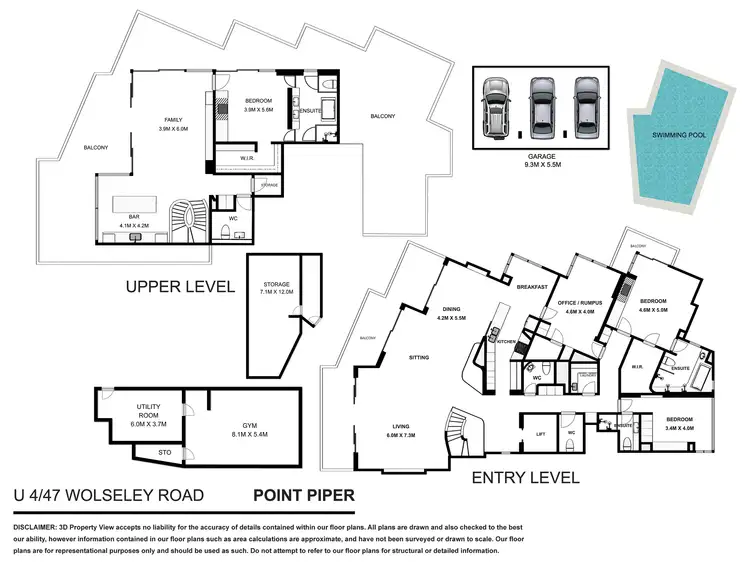 Floorplan of Homely apartment listing, 4/47-49 Wolseley Road, Point Piper NSW 2027