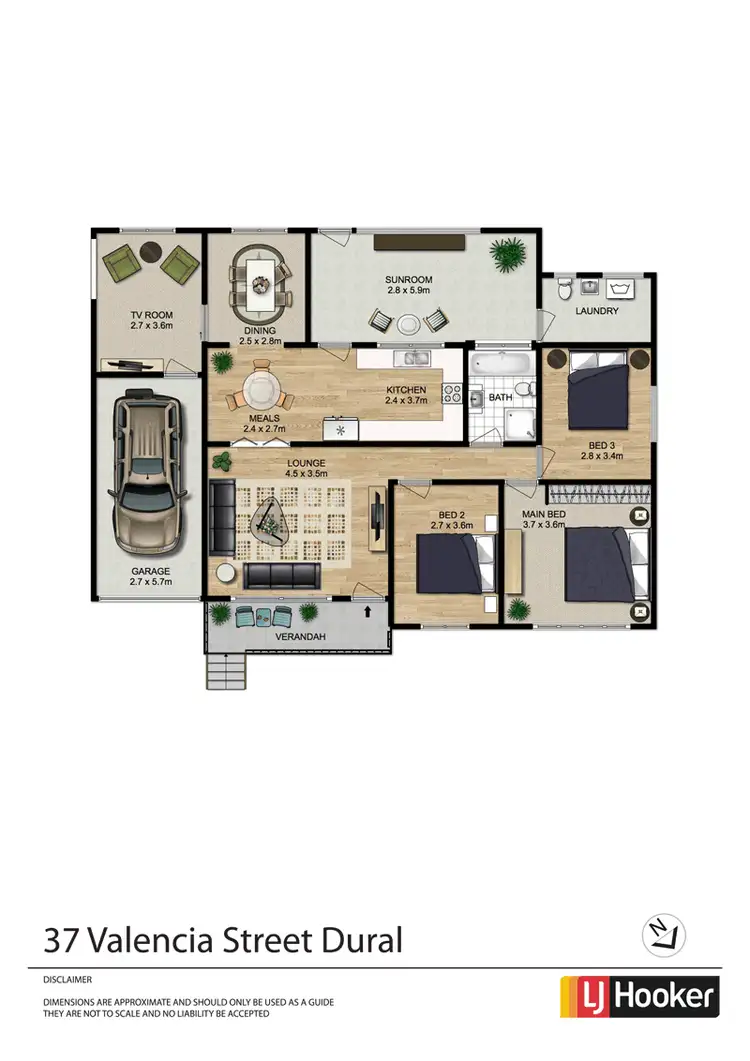 Floorplan of Homely house listing, 37 Valencia Street, Dural NSW 2158