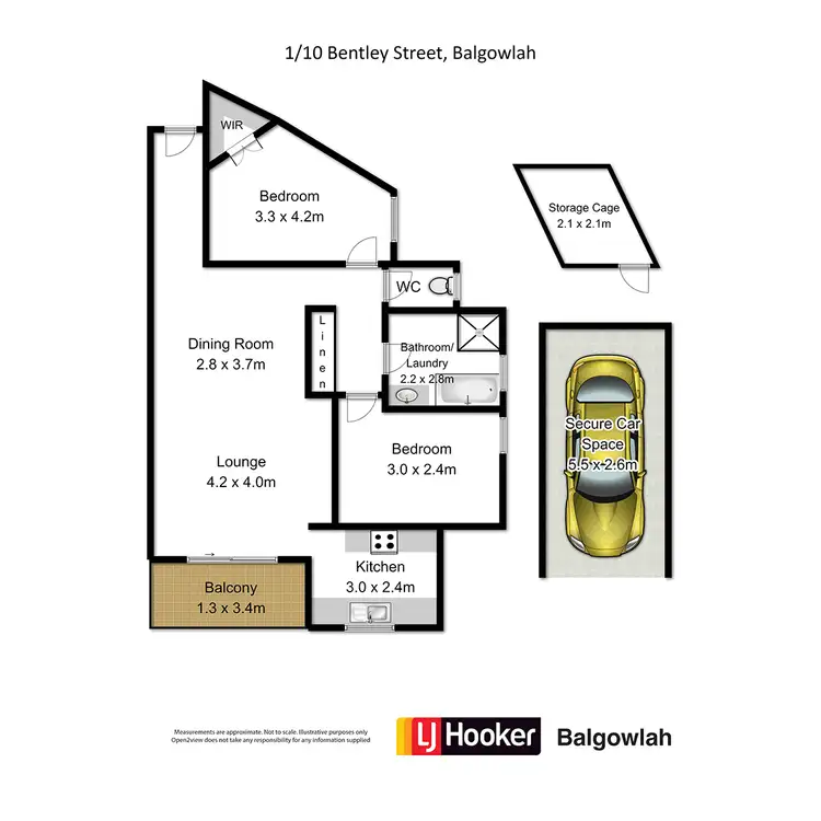 Floorplan of Homely apartment listing, 1/10 Bentley Street, Balgowlah NSW 2093