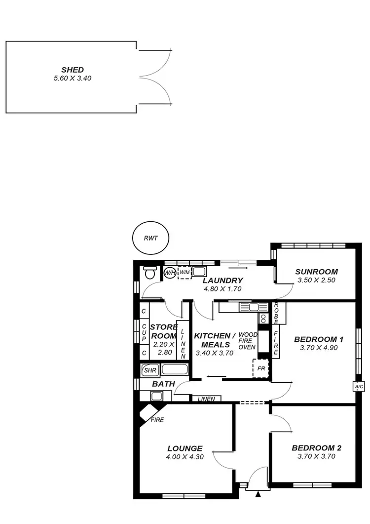 Floorplan of Homely house listing, 1 Lancaster Avenue, Colonel Light Gardens SA 5041