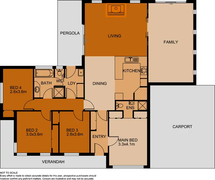Floorplan of Homely house listing, 6 Kelso Place, Berwick VIC 3806