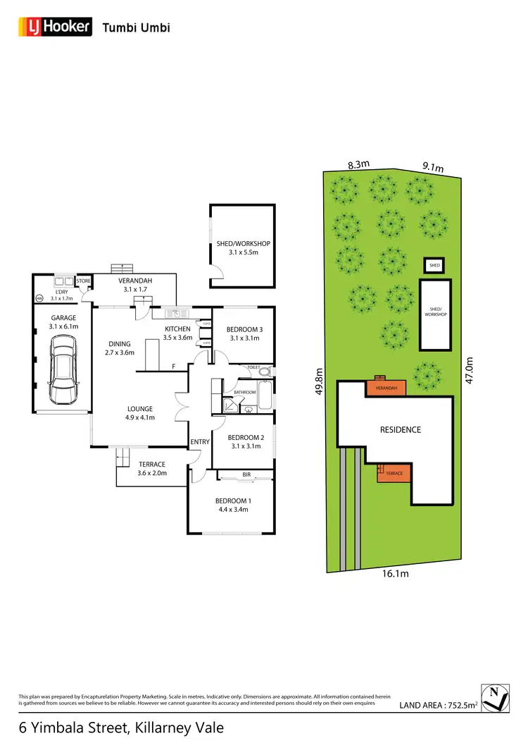 Floorplan of Homely house listing, 6 Yimbala Street, Killarney Vale NSW 2261