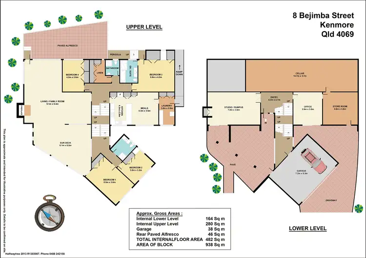 Floorplan of Homely house listing, 8 Bejimba Street, Kenmore QLD 4069