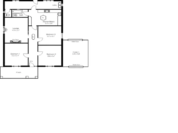 Floorplan of Homely house listing, 5 Parker Street, Alberton SA 5014