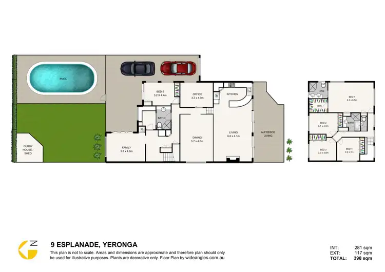 Floorplan of Homely house listing, 9 Esplanade, Yeronga QLD 4104