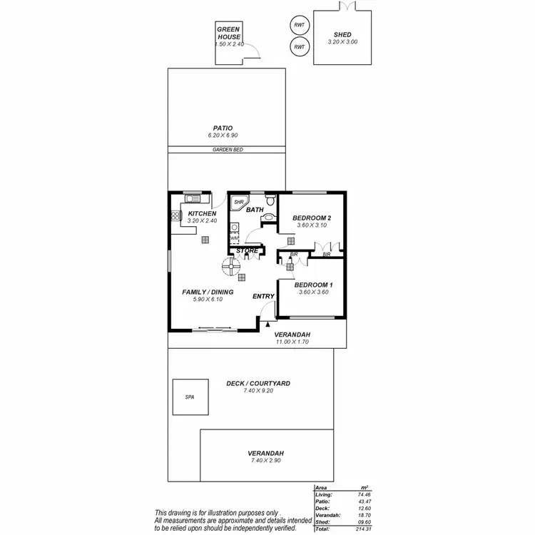 Floorplan of Homely house listing, 6 James Avenue, Victor Harbor SA 5211