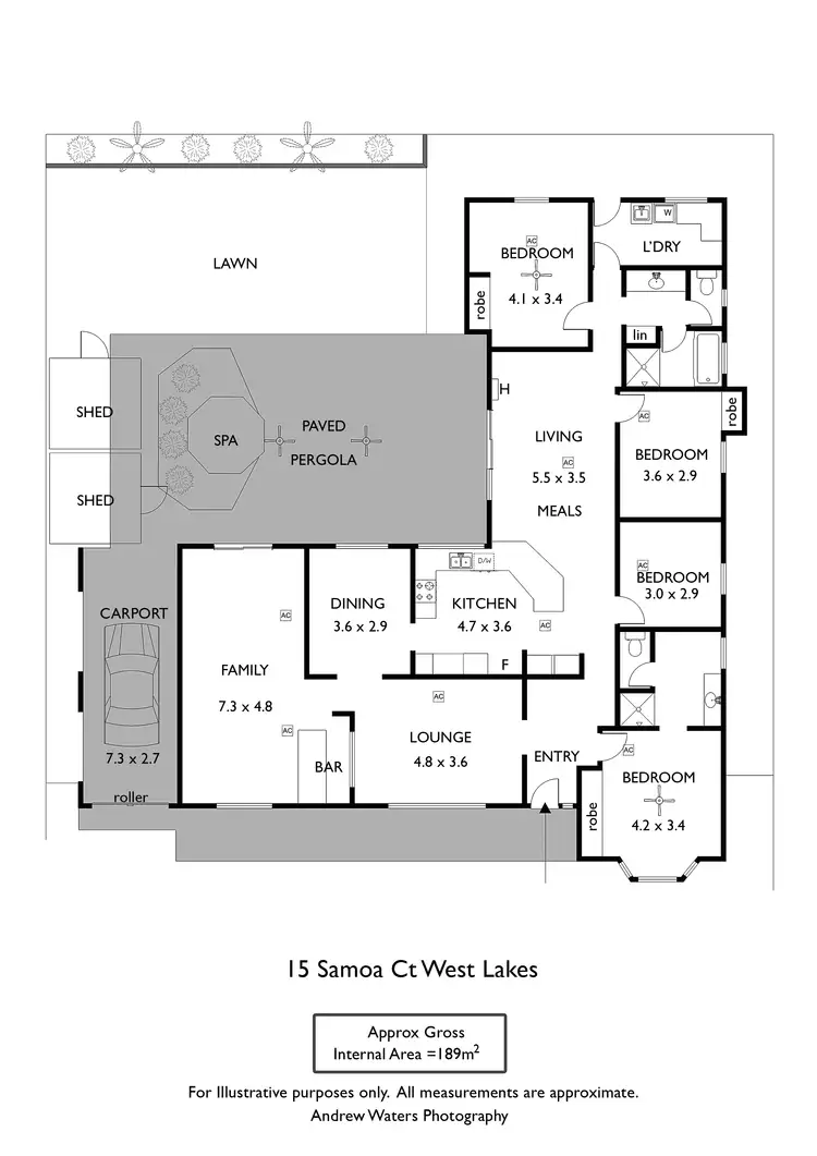 Floorplan of Homely house listing, 15 Samoa Court, West Lakes SA 5021