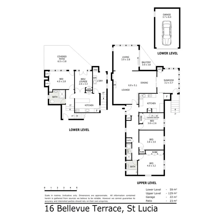 Floorplan of Homely house listing, 16 Bellevue Terrace, St Lucia QLD 4067