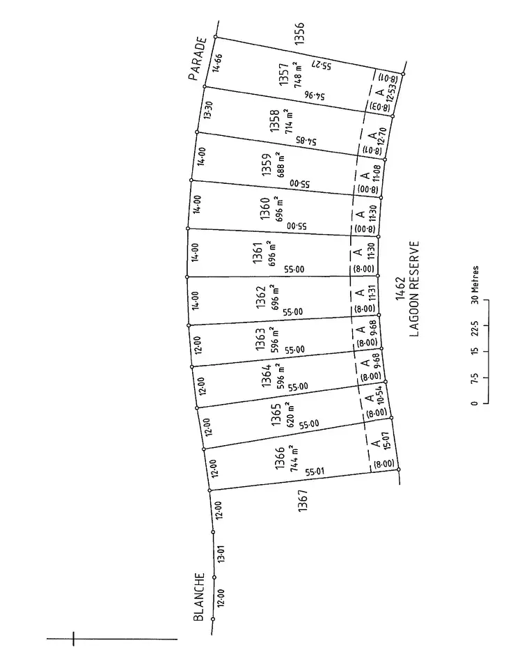 Floorplan of Homely land listing, Lot 1360/3 Blanche Parade, Hindmarsh Island SA 5214