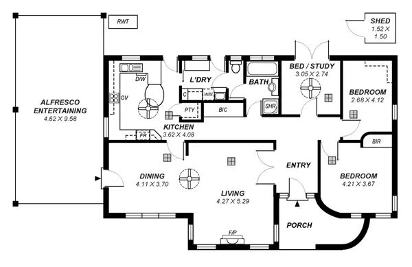 Floorplan of Homely house listing, 137 Galway Avenue, Broadview SA 5083