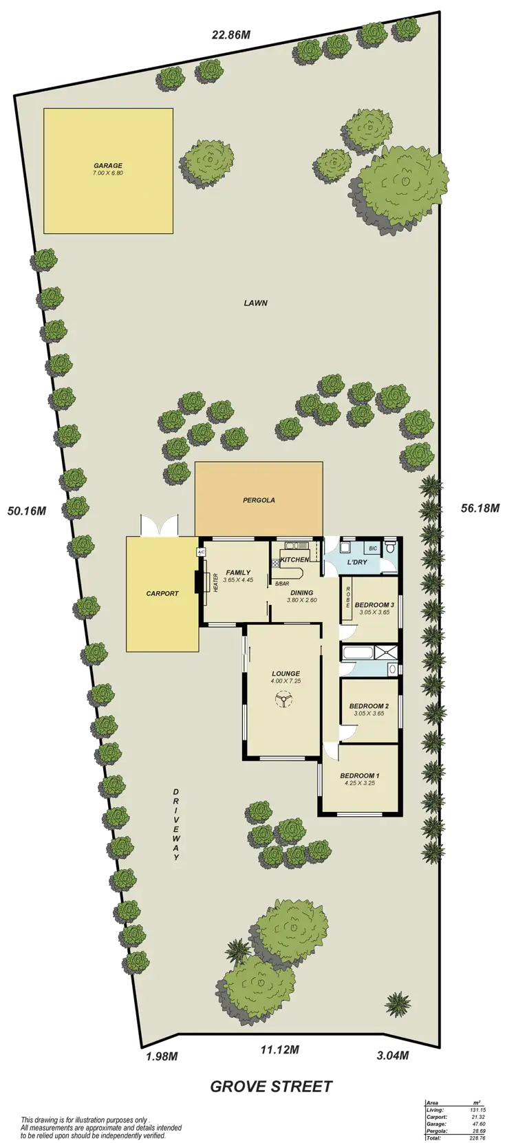 Floorplan of Homely house listing, 7 Grove Street, Modbury SA 5092