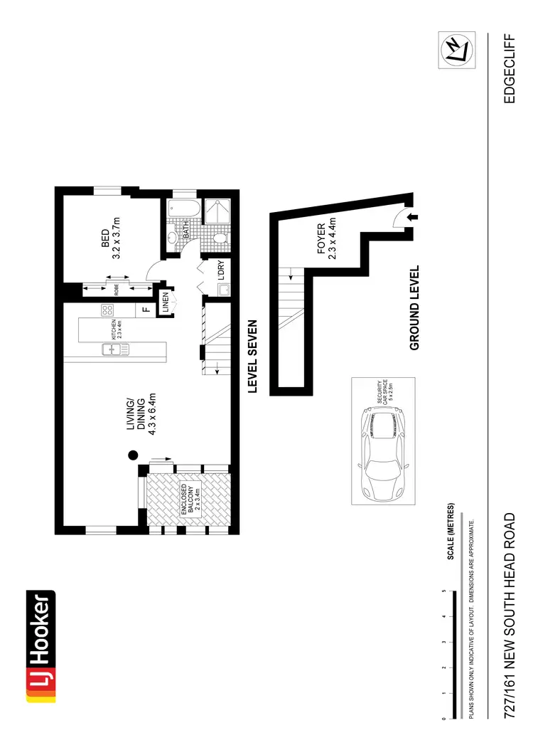 Floorplan of Homely apartment listing, 727/161 New South Head Road, Edgecliff NSW 2027