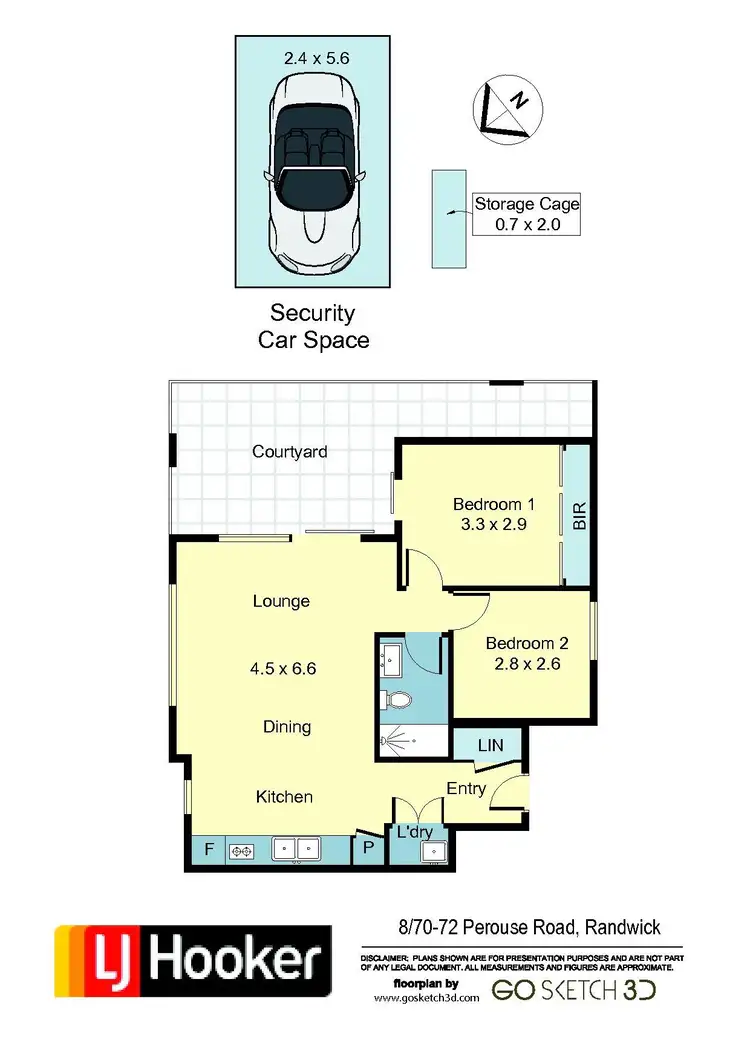 Floorplan of Homely apartment listing, 8/70-72 Perouse Road, Randwick NSW 2031