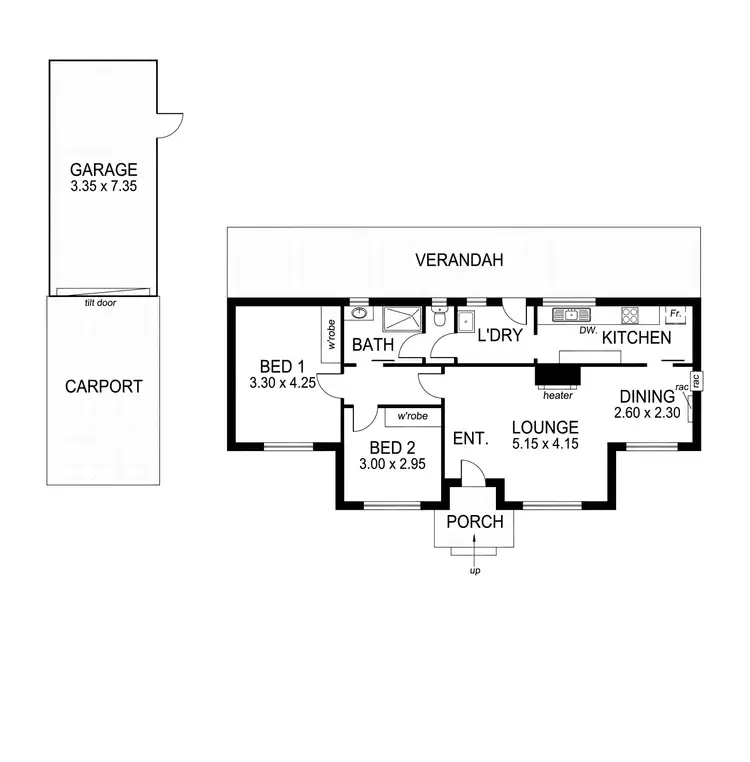 Floorplan of Homely house listing, 27 Wooltana Avenue, Myrtle Bank SA 5064