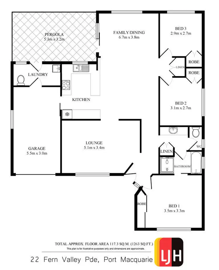 Floorplan of Homely house listing, 22 Fern Valley Parade, Port Macquarie NSW 2444