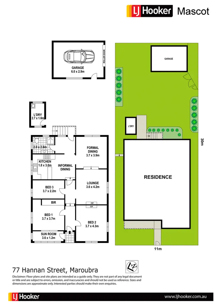 Floorplan of Homely house listing, 77 Hannan Street, Maroubra NSW 2035