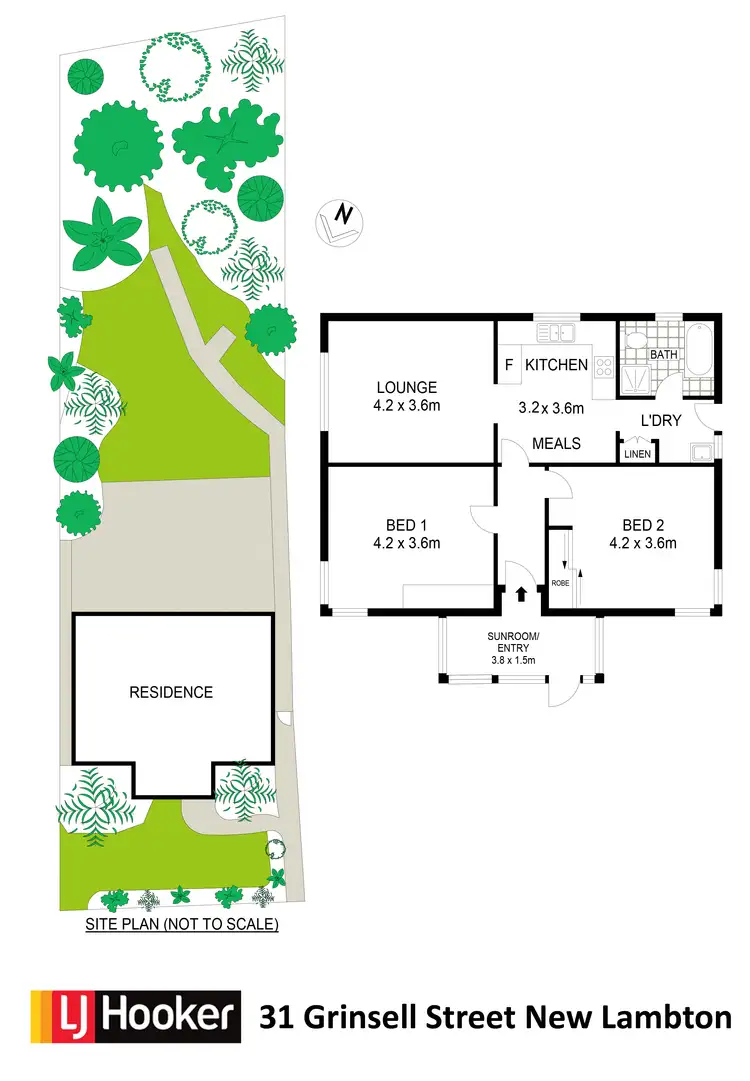 Floorplan of Homely house listing, 31 Grinsell Street, New Lambton NSW 2305