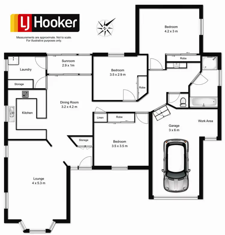 Floorplan of Homely house listing, 42A Thomas Mitchell Crescent, Sunshine Bay NSW 2536