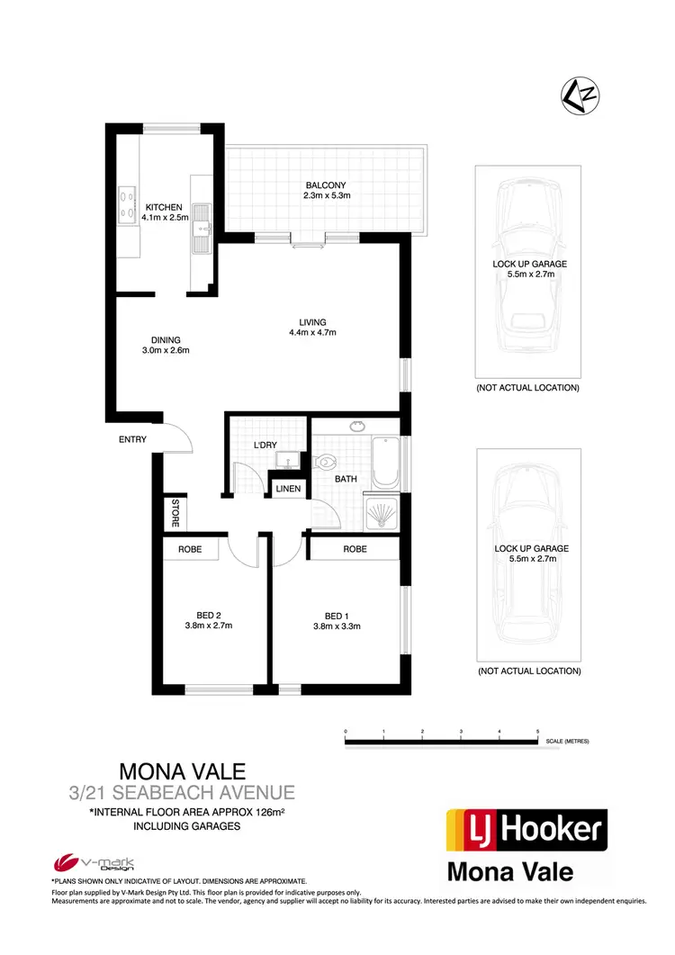 Floorplan of Homely unit listing, 3/21 Seabeach Avenue, Mona Vale NSW 2103